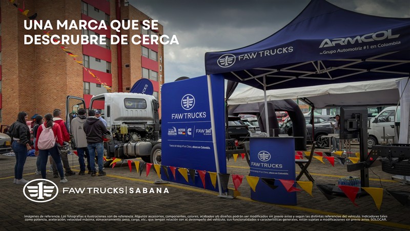 Cobertura de una feria comercial